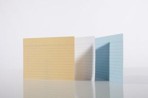 Buchungspapier und Karteikarton